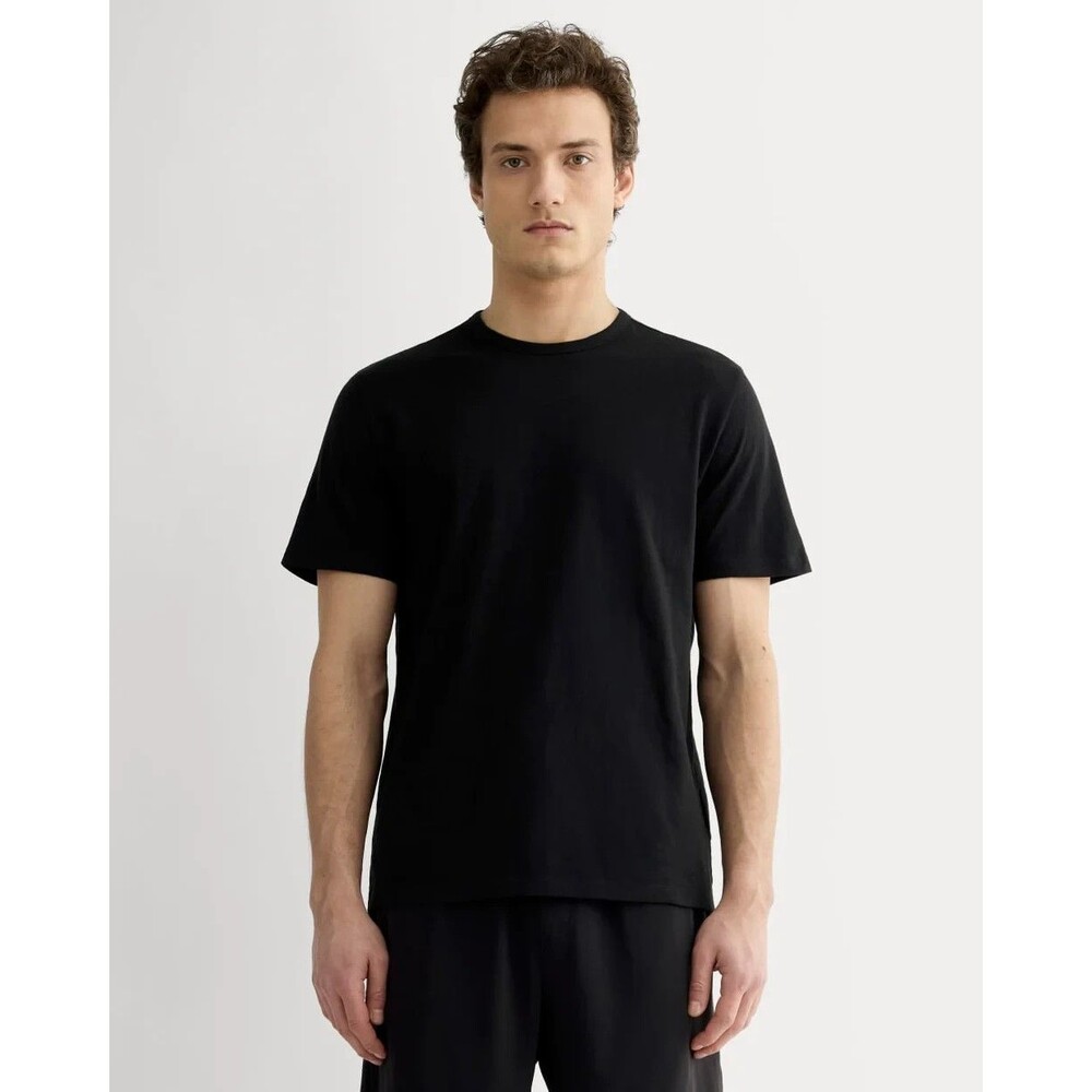 EVERLANE Men's The Rec Crew  T-Shirt L Black Performance Athletic NWT B7